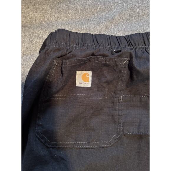 Carhartt Mens 2XL Black Cargo Utility Elastic Waist Drawstring Workwear - Picture 13 of 13